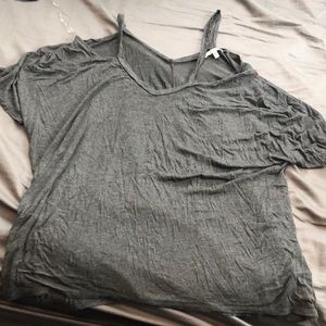 Cold shoulder tee. Charlotte Russe